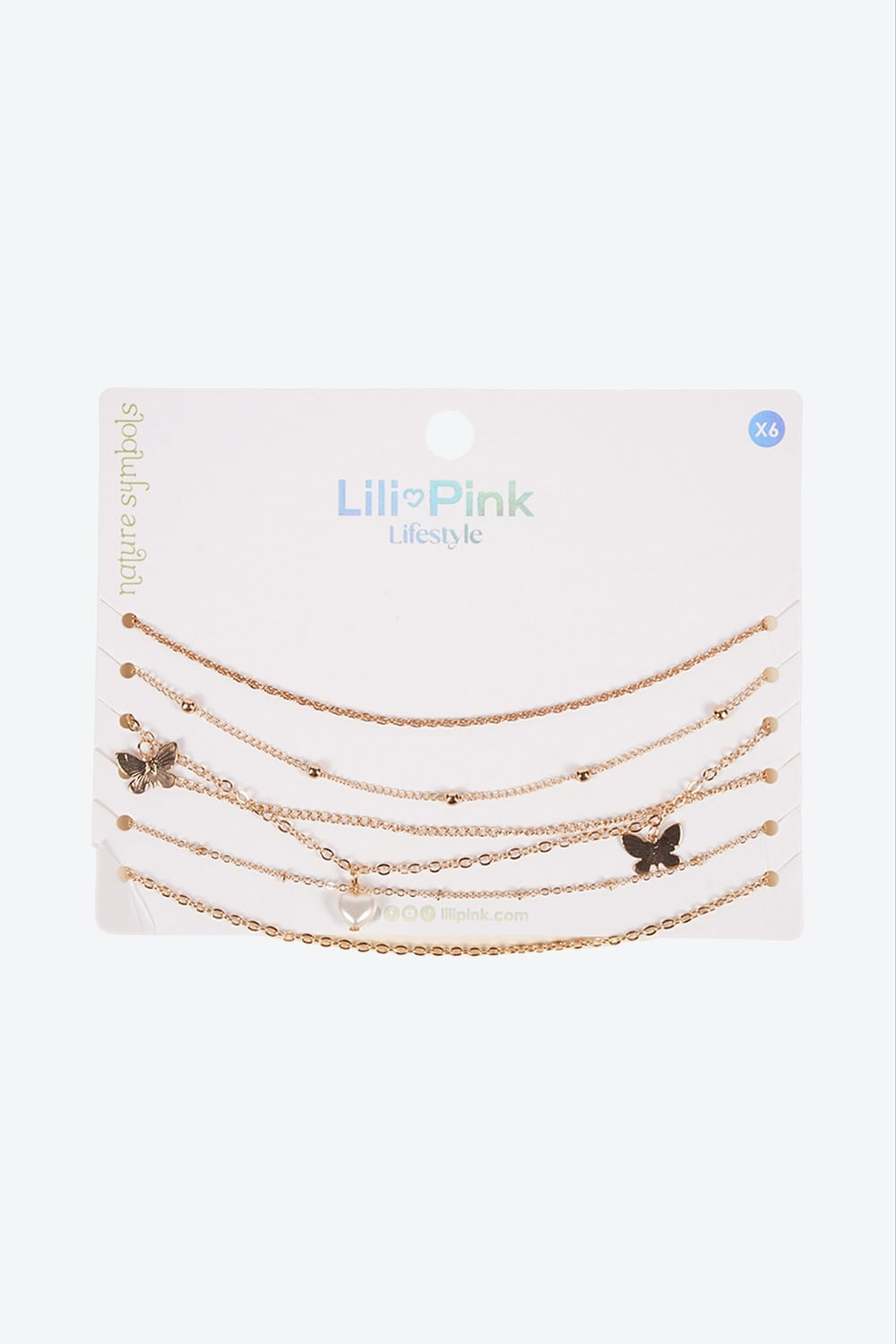 Set de gargantillas x6 unidades en diferentes estilos