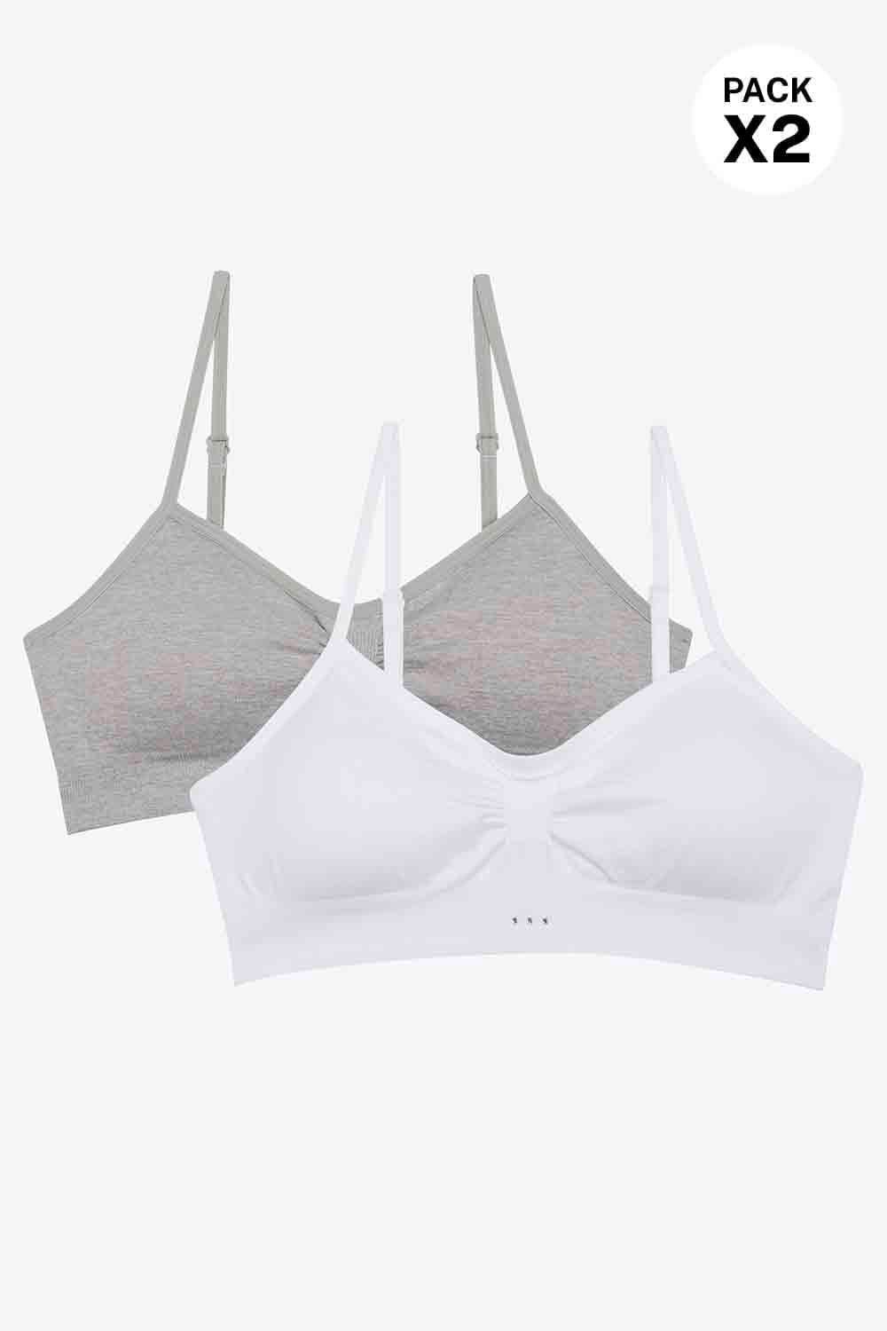 Top seamless para adolescentes paquete x2