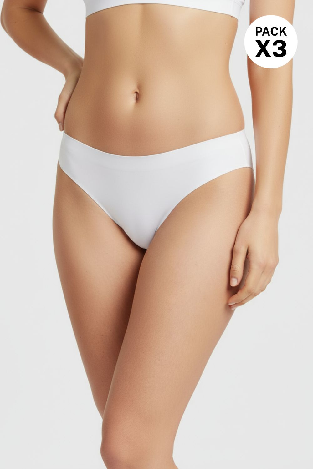 Panty paquete x3 brasilera en microfibra