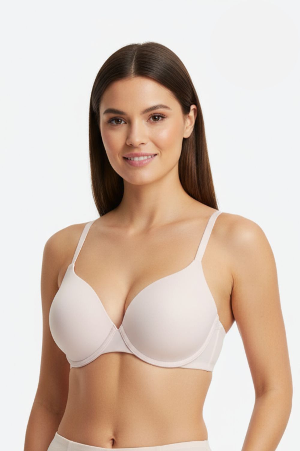 Brasier individual copa 3/4 confeccionado en microfibra