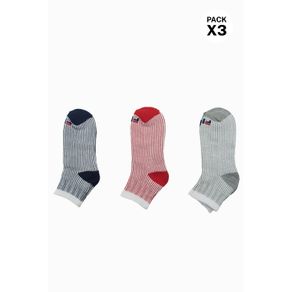 Medias fila para mujer tobillera paquete x3 en algodón
