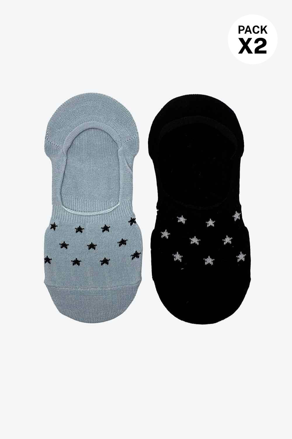 Medias tipo baleta confeccionadas en algodón paquete x2