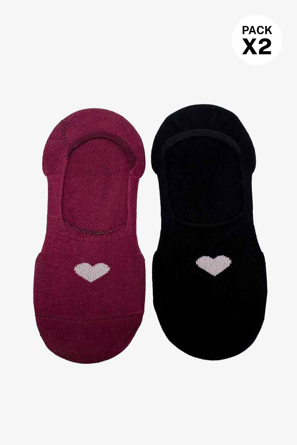 Medias estilo baleta elaboradas en algodón paquete x2