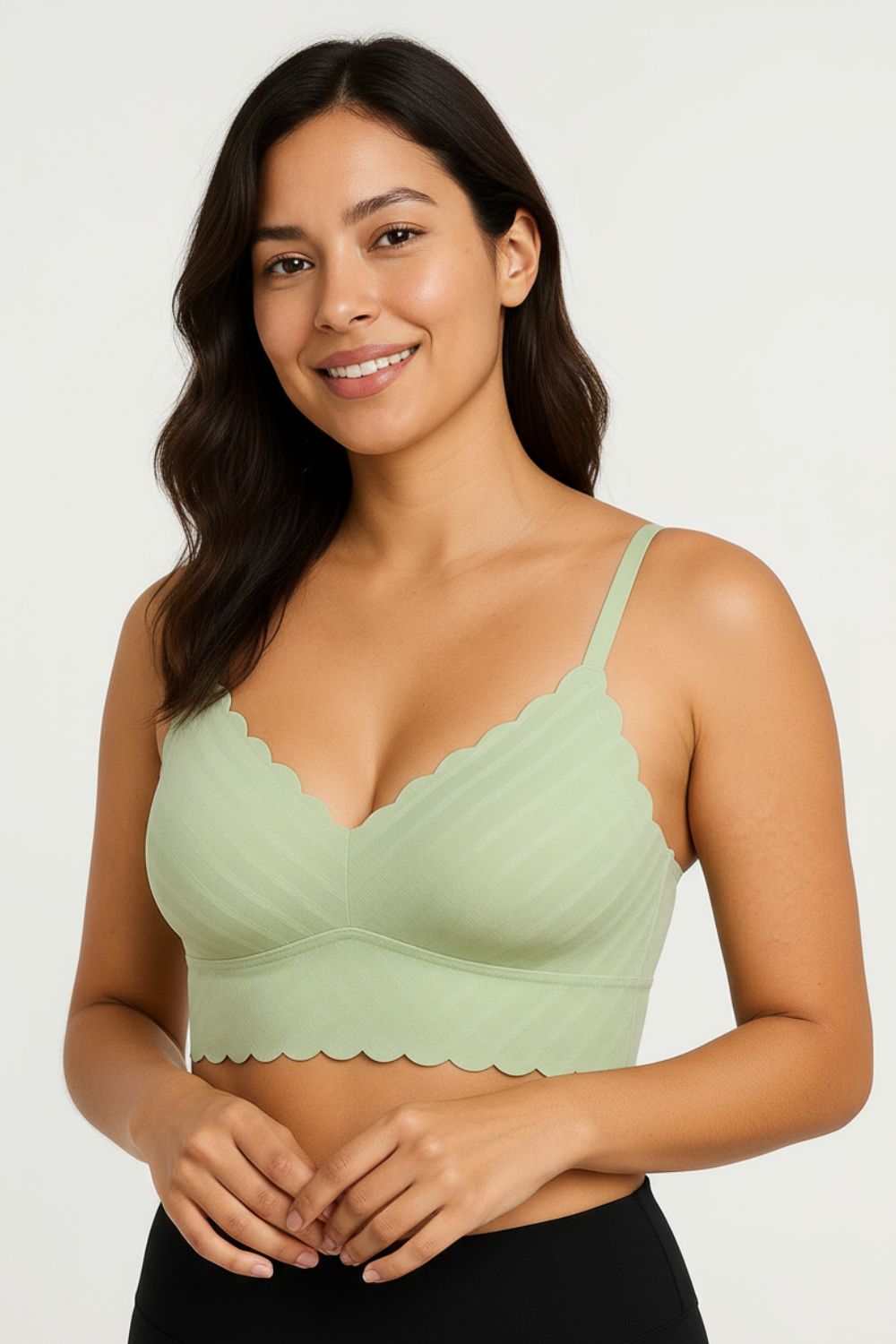 Brasier tecnobra en microfibra con detalle inovador