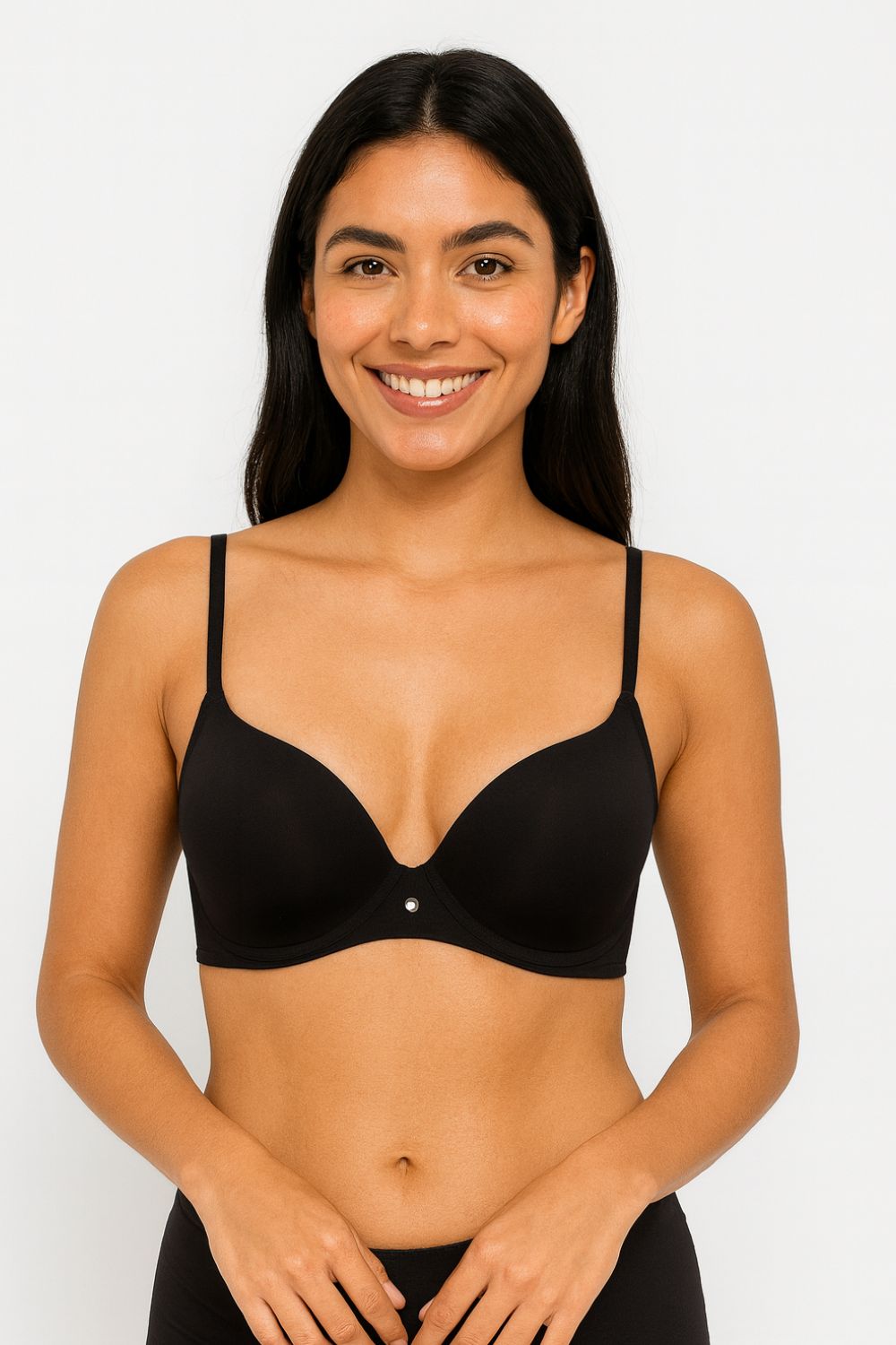 Brasier cobertura 3/4 individual en microfibra 100% feeling