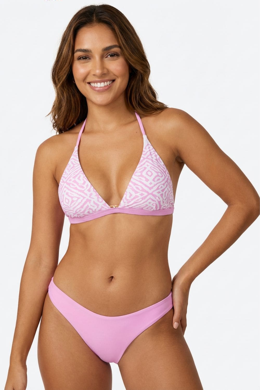 Vestido de baño tipo bikini en microfibra y panty doble faz