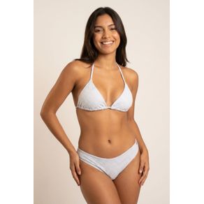 Vestido de baño con textura de ojalillo tipo bikini